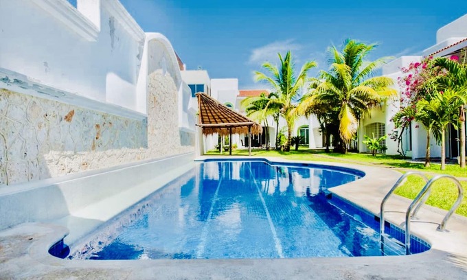 Playacar Casa | Gorgeous 11 People Superior Villa With Pool Playacar Phase 2