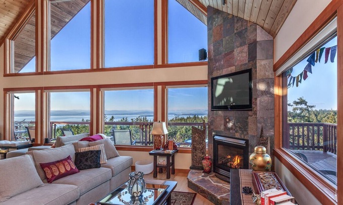 Friday Harbor Casa | Gorgeous 4 dormitorios Island Retreat Con Island / Agua Vistas; Plazas 12