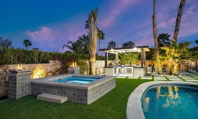 Magnesia Falls Cove Casa | Gorgeous 4BDR House in Rancho Mirage