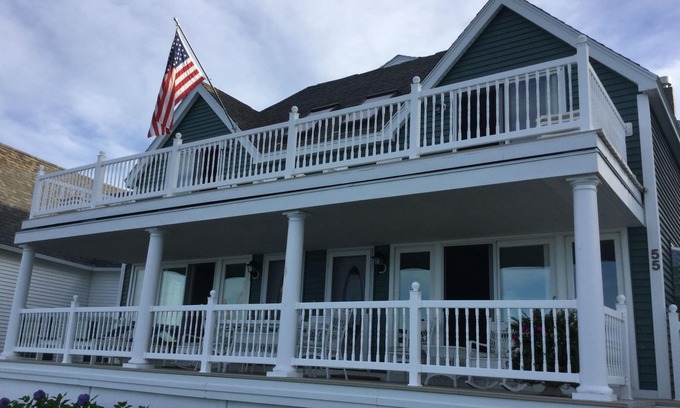 York Beach Casa | Preciosos escalones de 6 habitaciones frente al mar en casa de Short Sands
