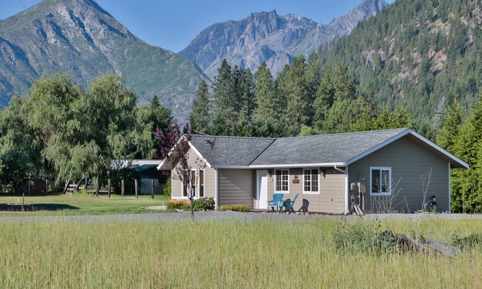 Leavenworth Cabaña | Increíbles vistas de encantamiento de Quail Cottage