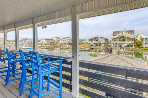 Ocean Isle Beach Casa | Gorgeous OIB Escape with Dock and Canal View!