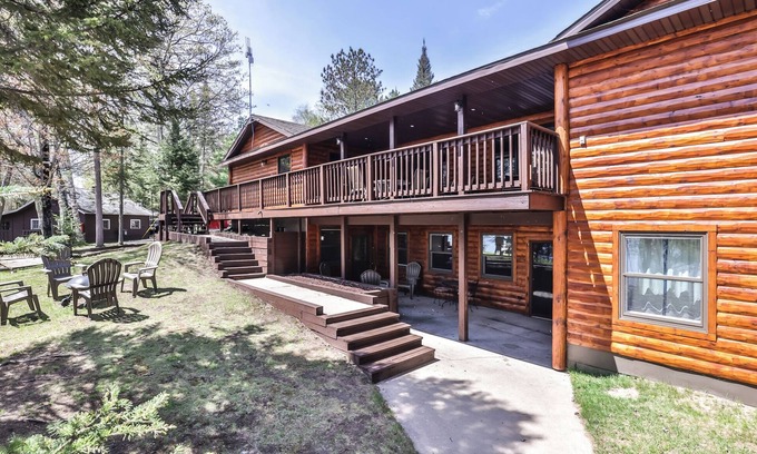 St Germain Casa | Gorgeous! Private 8 bedroom cabin w/ spectacular lake views.