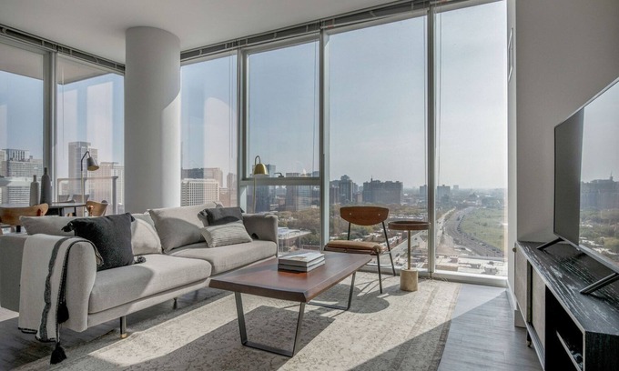 Printers Row Apartamento | Gorgeous South Loop 2BR w/ Jacuzzi & Rooftop, nr Colleges, by Blueground