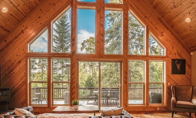 Camp Connell Chalet De Esquí | Gorgeous treetop views