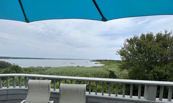 Charlestown Casa | Gorgeous views from this beach house. Private pond access, 5 min walk to beach.
