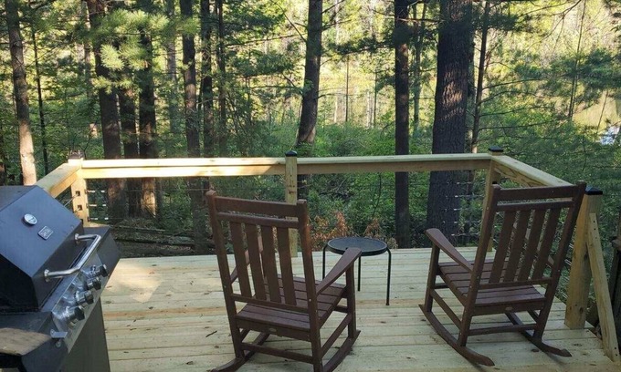 Mecosta Casa | Gottaway Lake House - a wooded retreat situated on a spacious 8-acre property.