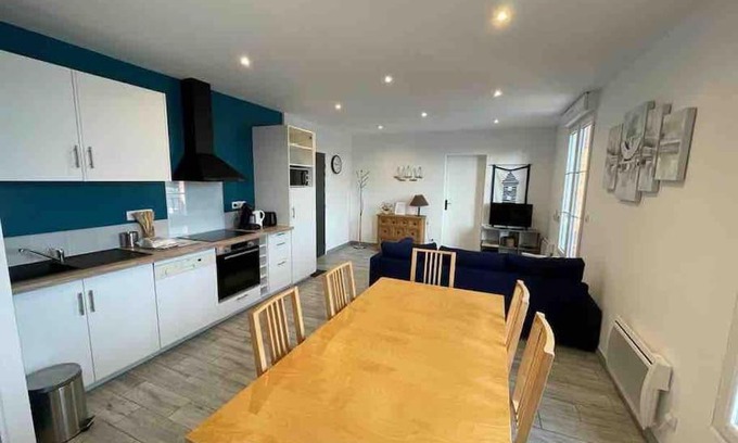 Barneville-Carteret Apartamento | Grain de café Barneville Plage