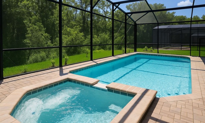 Four Corners Complejo | Grand 8BDR Villa 20 mins from Disney! | Private Pool | Resort Amenities