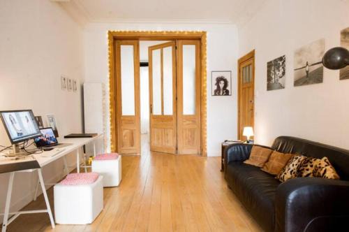 Sint-Gillis Apartamento | Grand appartement d'artiste cosy et proche de tout