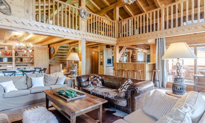 Morzine Chalet De Esquí | Grand chalet de charme pour 14 pers. à 500m des télécabines, avec ascenseur et Wi-Fi - FR-1-754-8