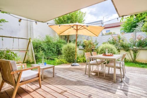 La Garenne-Colombes Apartamento | Grand et charmant appartement familial, 3 chambres, et moderne avec grand jardin et parking privatif aux portes de Paris
