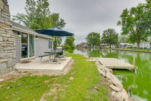 St. Marys Casa | Grand Lake Cabin with Private Dock in St Marys!