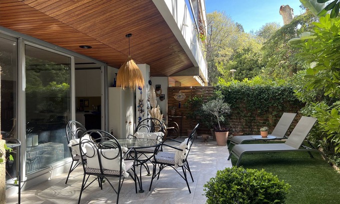 Le Rouet Apartamento | Grand rez de Jardin 2 Chambres à Mi-chemin Entre le Stage Vélodrôme et la Plage