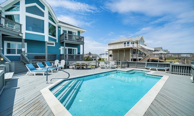 Ocean Hill Casa | Grand Seaside Escape w/ Direct Beach Access!