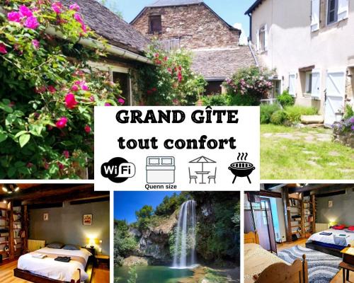Luc-la-Primaube Casa | Grande maison familiale - Proche Rodez, Wifi, Calme et Jardin