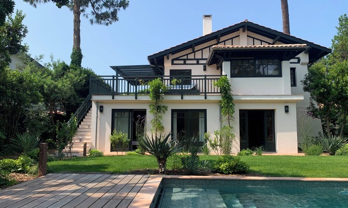 Piraillan Casa | GRANDE VILLA AU CANON WITH SWIMMING POOL AND BASIN VIEW; 30m FROM THE BEACH