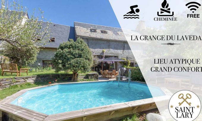 Guchen Casa | ★ GRANGE DU LAVEDAN ★ PISCINE ★ CHEMINÉE ★ VUE IMPRENABLE ★