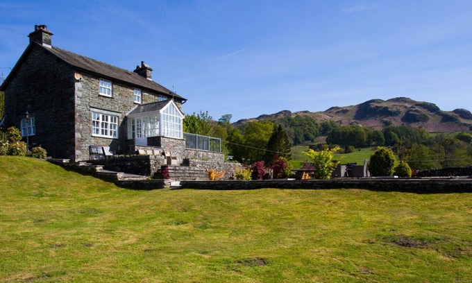 Skelwith Bridge Cabaña | GRASS INGS, family friendly, with open fire in Skelwith Bridge
