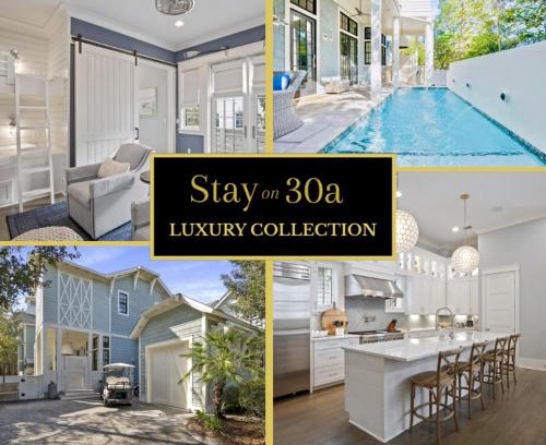 WaterSound Beach Casa | Grateful Tide By Stay on 30a, Private Beach- Golf Cart!