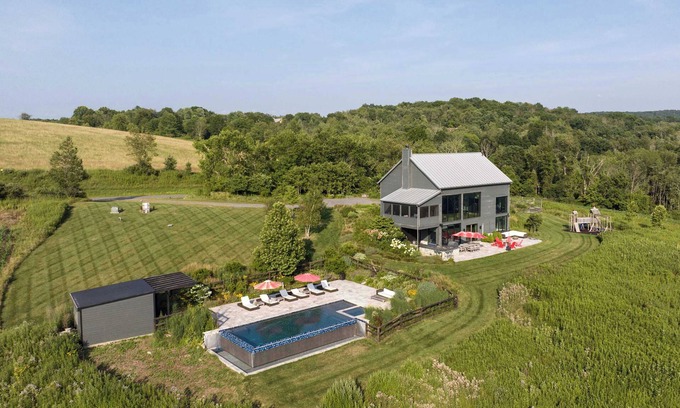 Copake Lake Casa | Graybarn-Copake Lake: Pool | Hot Tub | Luxe Barn