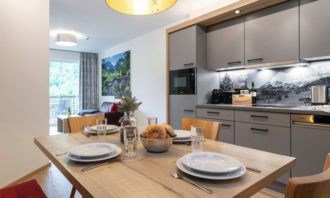 Haus im Ennstal Apartamento | Great apartment stay with a sauna and a balcony