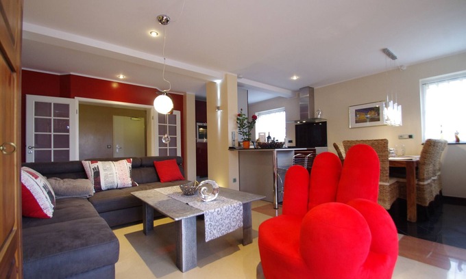 Friesdorf Apartamento | Gran sauna de vapor, gran cocina, gran terraza con mirador