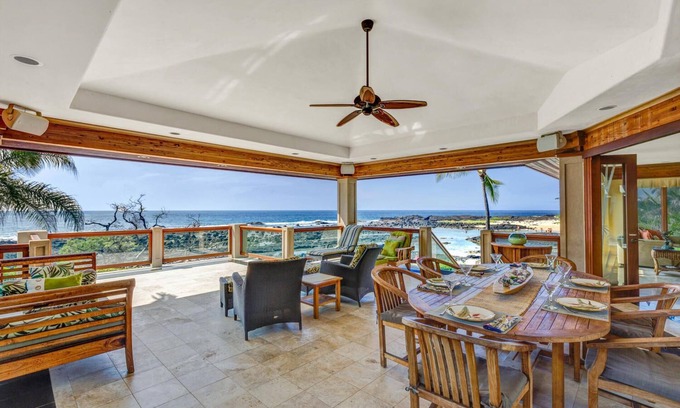 Kailua-Kona Casa | Ocean Front Island Home | Piscina Cerrado Kona Bay Estates | A partir de $ 869 / nt