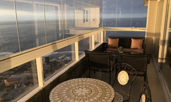 Concon Apartamento | Hermosa vista al mar en un apartamento perfecto para relajarse.