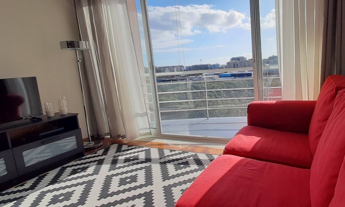 Faja de Baixo Apartamento | ★ ★ verde y azul 3 Br, en vista de Ponta Delgada ❤ sobre la ciudad + mar