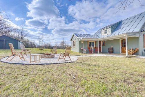 New Market Casa | Grill and Fire Pit New Market Getaway on 3-Acres!