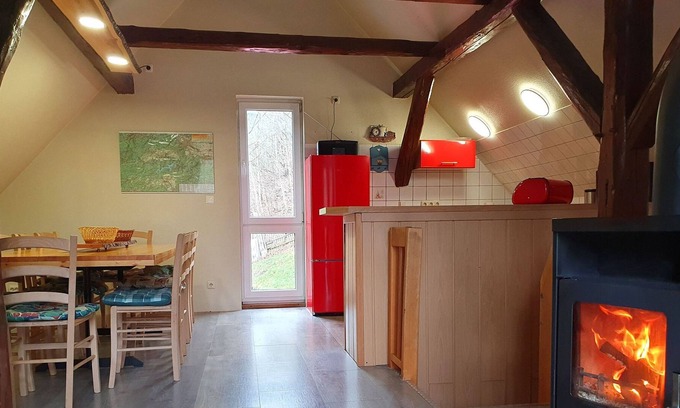 Elbingerode Apartamento | Große FW mit Kamin, Terrasse und Drei Schlafzimmern - Ferienhaus Am Bach - mit 2 Ferienwohnungen
