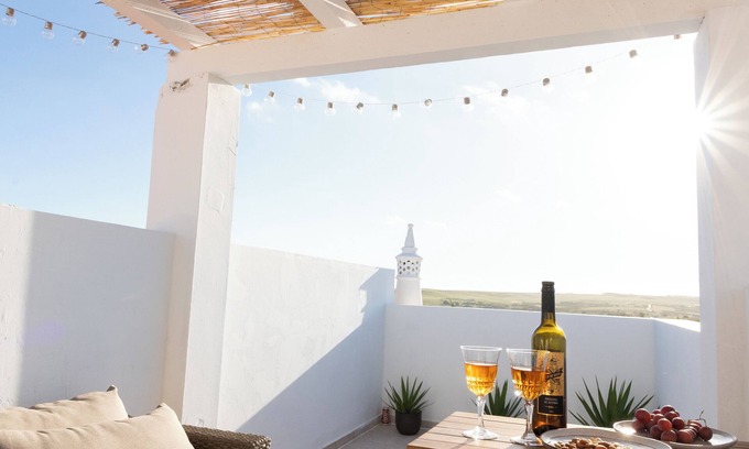 Vila do Bispo Casa | Großes Haus mit Sonniger Dachterrasse - 3 Schlafzimmer - 6 Personen - Top Lage
