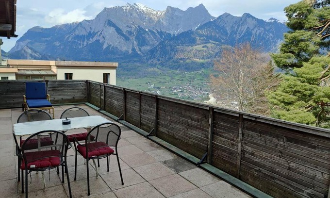 Pizol Apartamento | Grosse 2 ZImmer Wohnung mit Terrasse