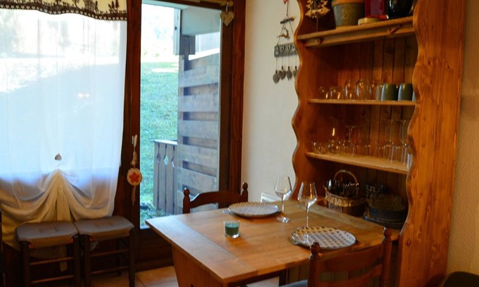 Cohennoz Apartamento | Estudio para 4 personas con cocina equipada y parking en Crest-Voland