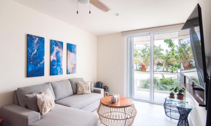 Akumal Apartamento | Ground level Garden condo at Akumal south by TAO Santamar