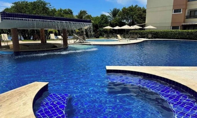 Monte Gordo Apartamento | GUARAJUBA Paraiso das Aguas - 2/4 Condo by the Lake / near the BEACH - Air and TV