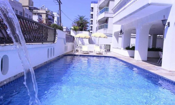 Jardim Praiano Apartamento | Guaruja - 2 Quartos - Ar condicionado - Varanda