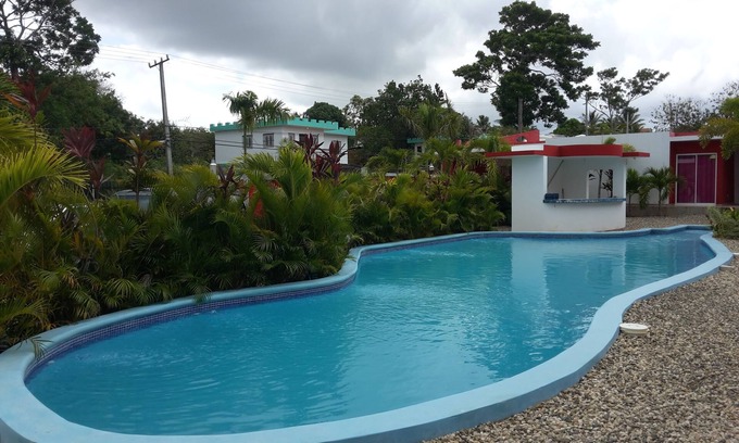 Urbanizacion Tavarez Condominio | Estudio de 1 dormitorio para huéspedes en el centro de Sosua, con piscina, cerca de la playa