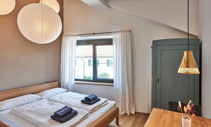 Bad Toelz Casa | Casa de huéspedes 'Alte Seifensiederei - Cisco' con terraza compartida, jardín compartido y Wi-Fi