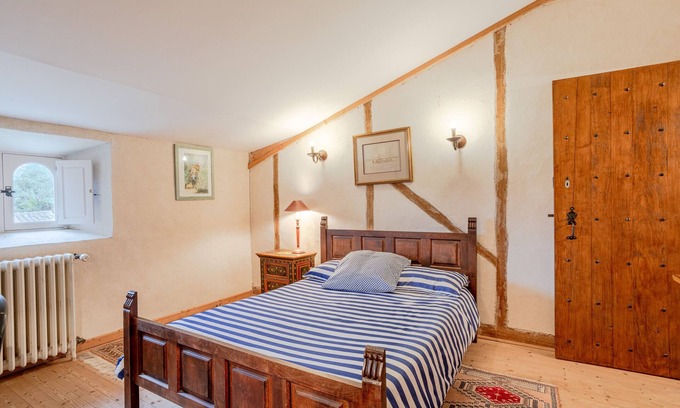 Landevieille Cama Y Desayuno | Casa de huéspedes 'Chambre Asie' con jardín compartido y Wi-Fi