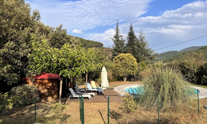 Saint-Paul-la-Coste Casa | Casa de huéspedes 'Chambre Cévenole' con piscina compartida, Wi-Fi y aire acondicionado