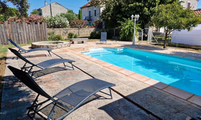 Ruoms Casa | Guest House - 'Nature D'Art' with Private Pool, Private Terrace and Wi-Fi