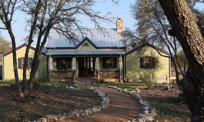 Fredericksburg Cabaña | Rural-Lujoso-Baño privado con hidromasaje-Vista al campo