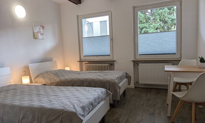Kesselheim Apartamento | Gästehaus Koblenz Obergeschoss para un máximo de 7 personas con uso de jardín y barbacoa