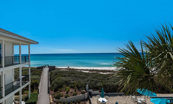 Dune Allen Beach Condominio | Gulf Front, Gorgeous Views, Top Floor, Pool, Gated Complex, 30A