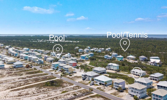 Morgantown Casa | Gulf of America View, Hot Tub, Steps to Sand!