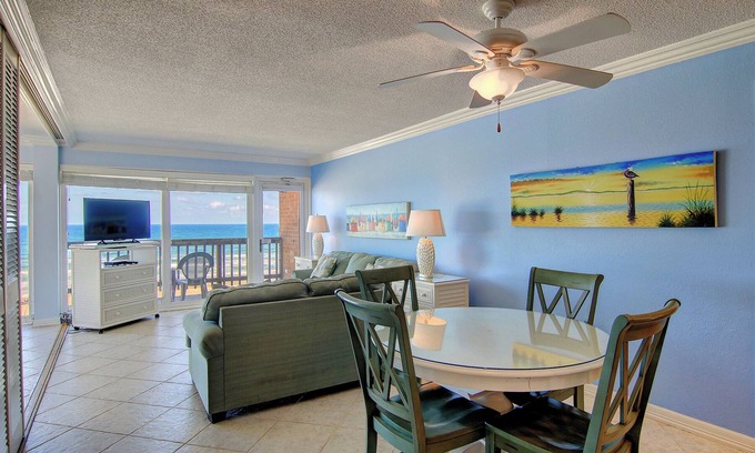 Corpus Christi Condominio | Gulfstream Condos Double Unit | 2 Adjoining Beachfront Top-Floor Units