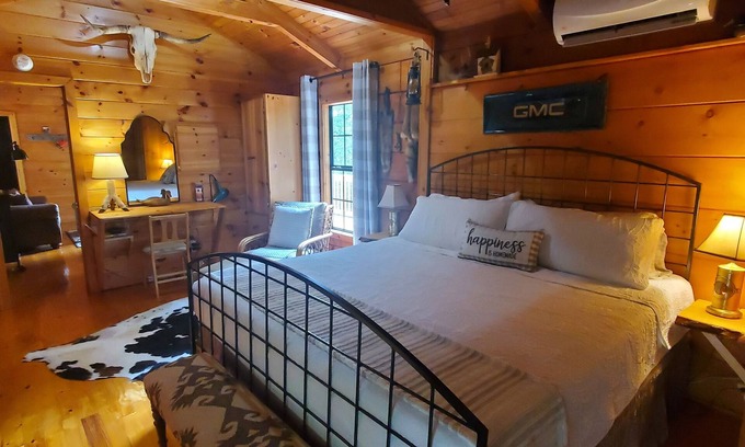 Ellijay Cabina | GUNSMOKE The not so "tiny" cabin with fenced back yard!