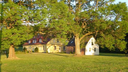Gingst Apartamento | Gut-Rattelvitz-Galerie-F-hochwertig-Sauna-Kamin-eTankstelle-Spielscheune-15-000qm-Park-Land